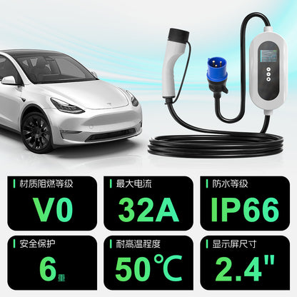 European standard charging gun7KWNew energy vehicle AC chargertype2EVchargerCross-border charging station